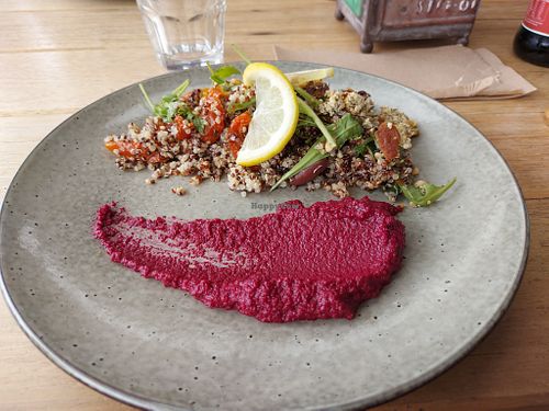 Mediterranean salad at Forrest Brewing Company in Forrest