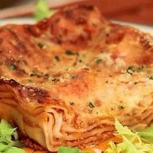 Lasagne vegan recipe  at Le VegDelizie in Cagliari