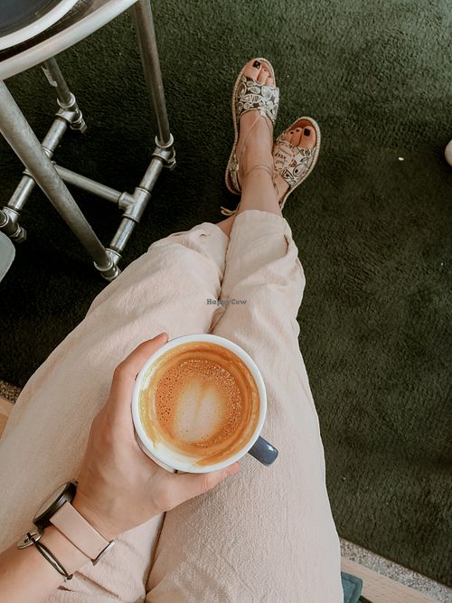 Cappuccino on oat drink at Storm in a Coffee Pot in Munich