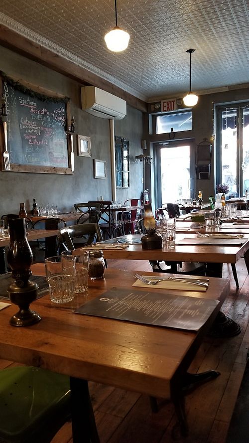 Inside at Oregano in Brooklyn