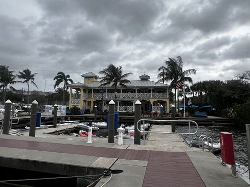 Beautiful Marina location with fire pits, live music and activities #Veganuary at Gilbert's Coffee Bar in Stuart