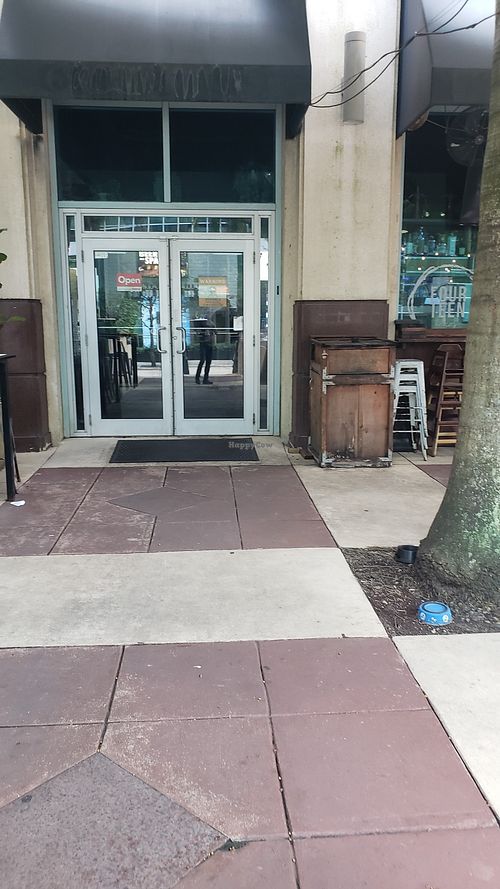 On 14th street side. Part of another bar/ poke shop at Cocowhip in Miami