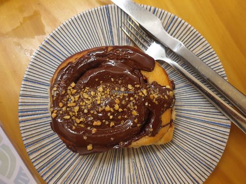 Nutella & Ferrero  roche roll at La Vegana Taperia in Malaga