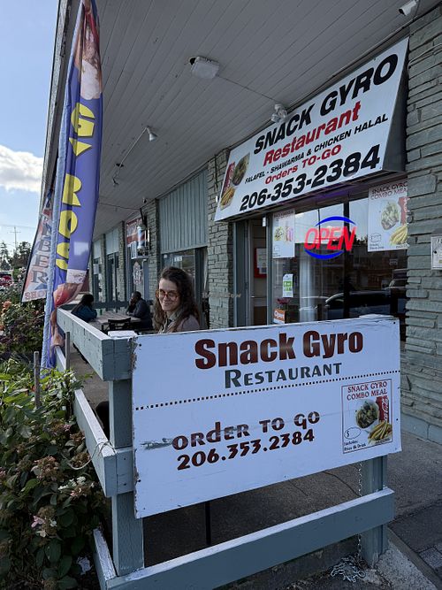 Go here  at Snack Gyro in Burien