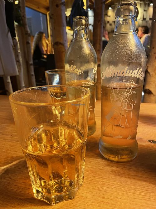 Swiss/German herby lemonade  at Hans im Glück in Basel