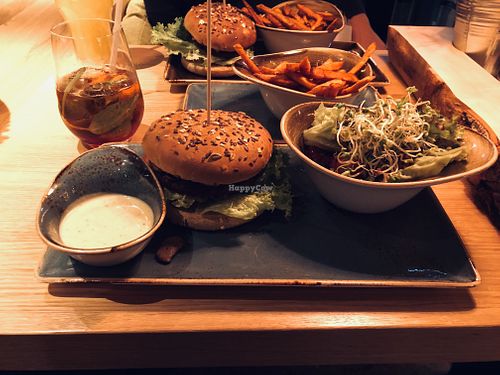 Burger menu  at Hans im Glück in Basel