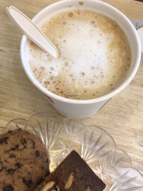 Soy cappuccino  at Liberty in Trieste