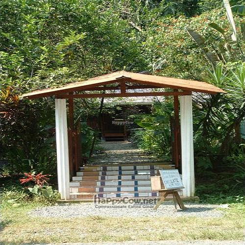 Beautiful entry at Jardin Del Angel in Punta Uva