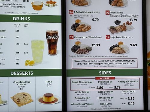 Sides  at Pollo Tropical in Plantation