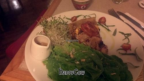 Vegan Quiche at AlmaZen in Lima