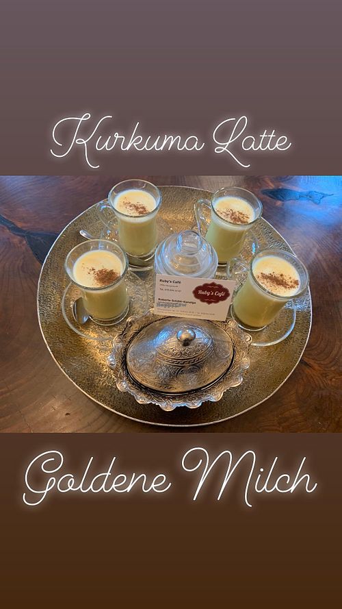 Kurkuma Latte  at Ruby‘s Cafe in Othmarsingen