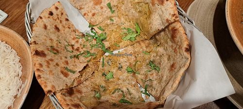 Paratha at Dhabba in Glasgow