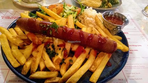 Veganwurst at Döner Haus in Manchester