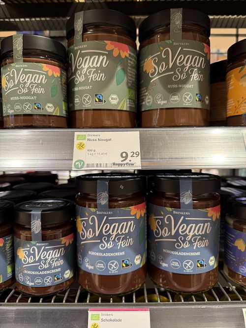 sweet spreads  at denn's Biomarkt in Aachen