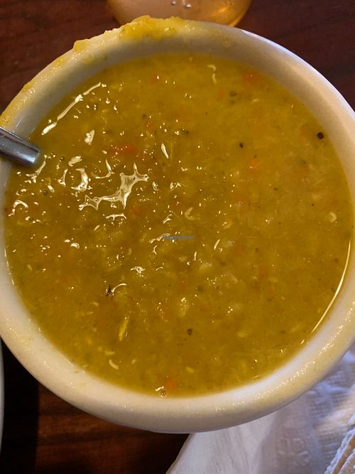 Lentil soup at The Oasis in Lexington