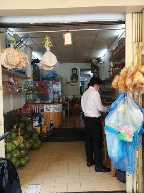 Entrance at Lucky's Vegetarian in Ho Chi Minh City