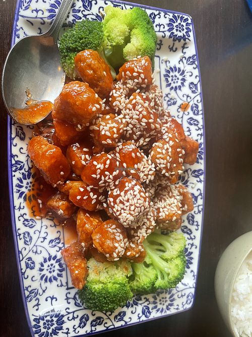 Soy sesame chicken   at ShangWei Szechuan in Bethlehem