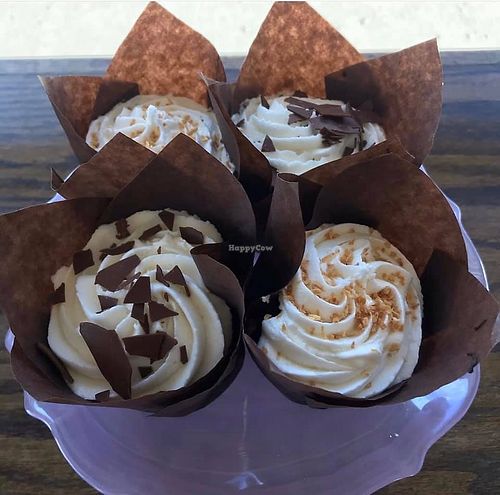 Vegan cupcakes at Kneaded Gluten Free Bakeshop in Regina