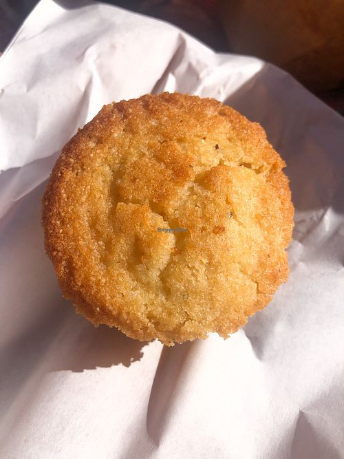 Corn muffin at Dirty Lettuce in Portland