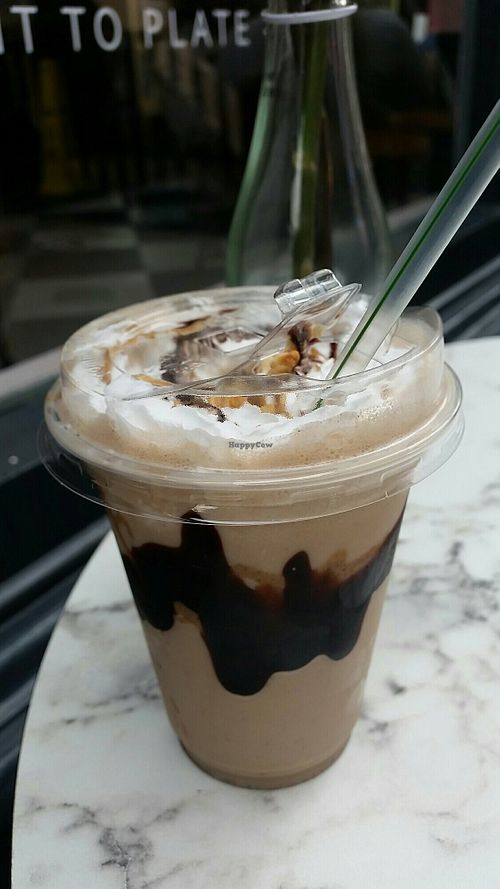 Peanut bliss milkshake at Mother Nature in Cardiff