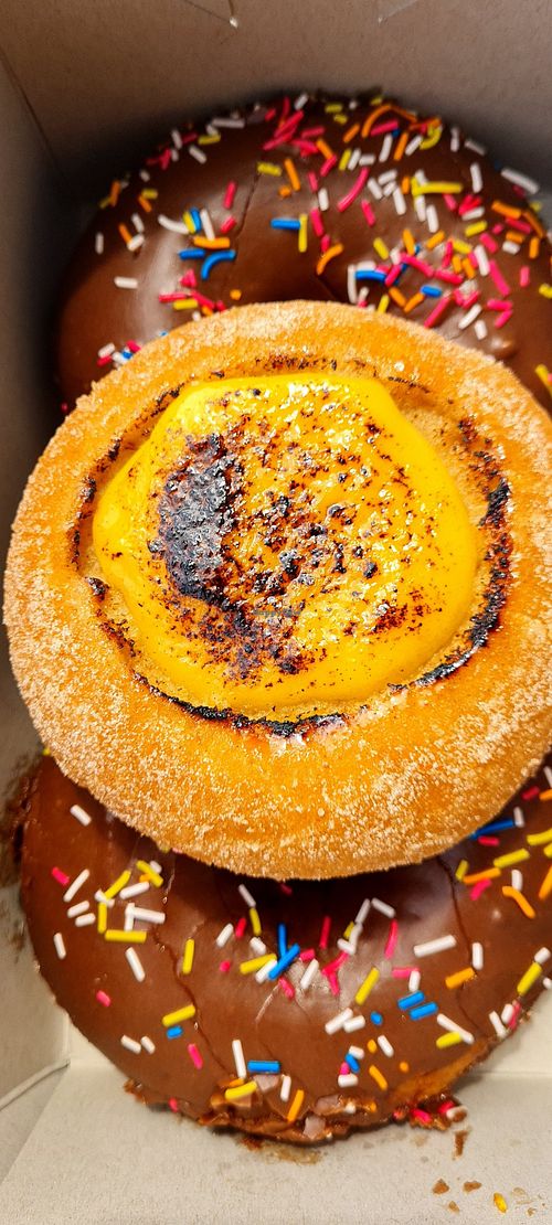 Pastel de nata donut✨️ #Veganuary at Grumpy & Runt in Western Cape