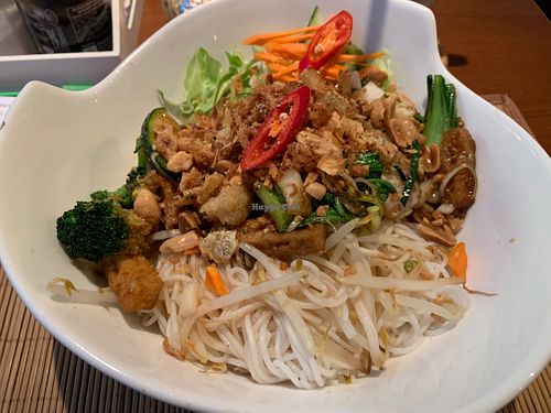 Vegan bun withe tofu and veggies at Ha Dang in Hamburg