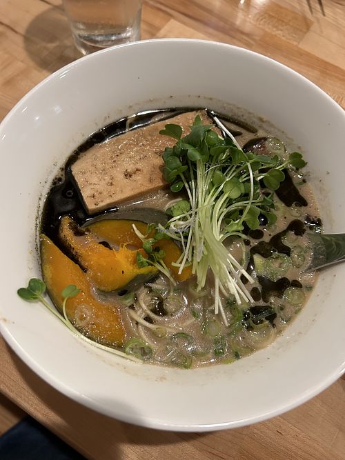 Mushroom paitan (vegan option) - super yummy!   at Kodaiko in Sacramento