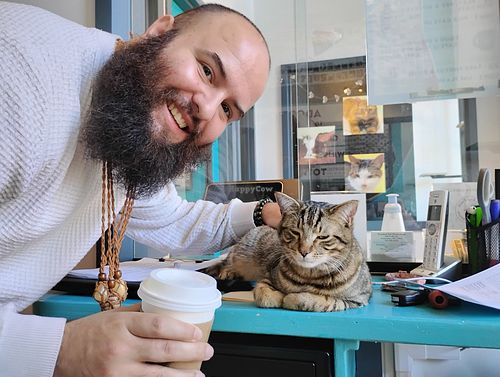 #Veganuary at Crooked Tail Cat Cafe in Greensboro