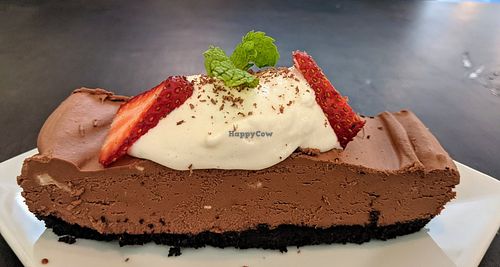 Chocolate mousse pie at Box Bar in West Seattle