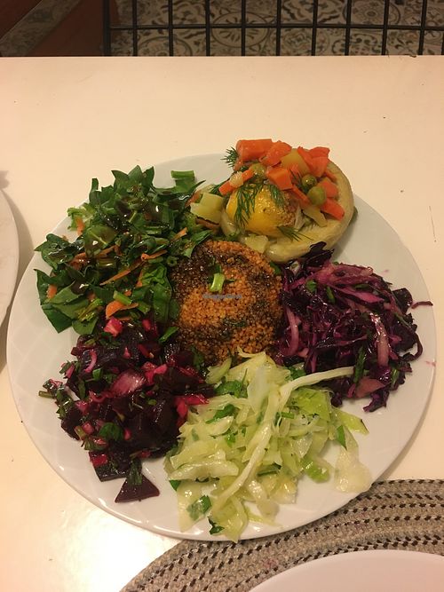 Salad plate   at Hanimeli in Istanbul