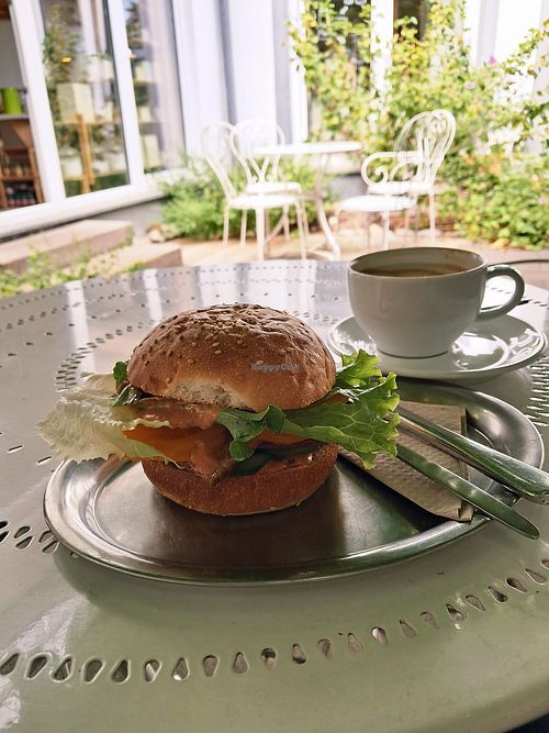 Tofuburger at Silo in Konstanz