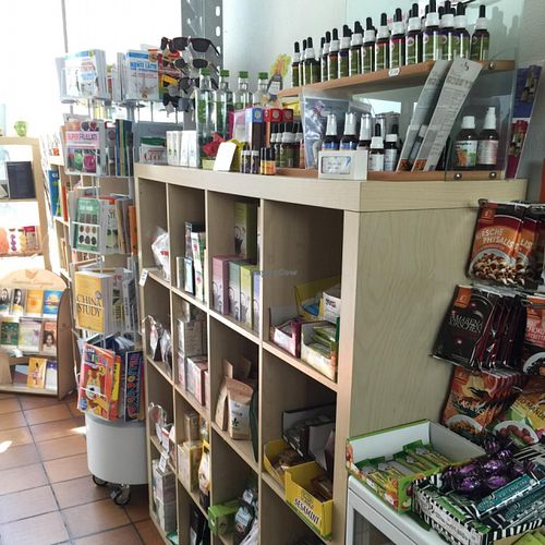 a lot of products at SaporiBio in Lugano