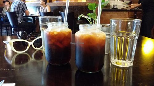 Thai Iced Tea, with coconut milk of course at Jhanjay - Ballard in Seattle