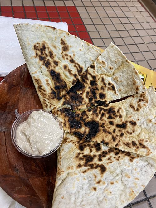 Vegan avocado empanada  at Texicana Grill in Bellmore