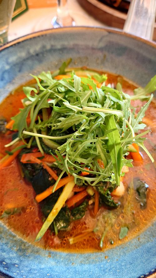 The spaghetti (more like a soup) at The Chubby Cherub in Belfast