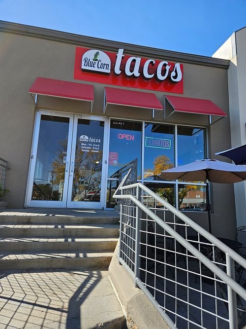 Front at Blue Corn Tacos in Longmont