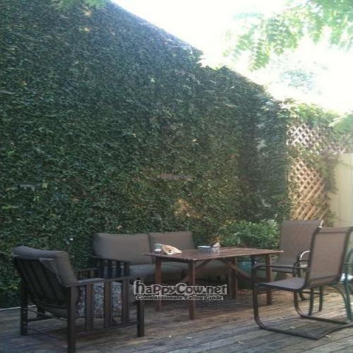 A delightful garden area to have lunch :) at Garden to Grill in Sacramento