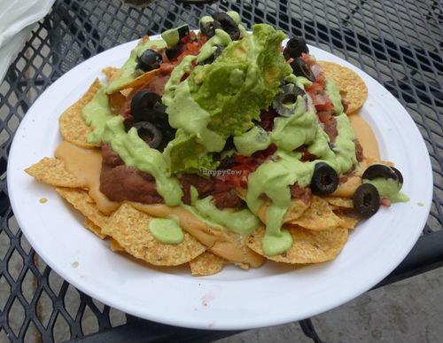 Vegan Nachos at Garden to Grill in Sacramento