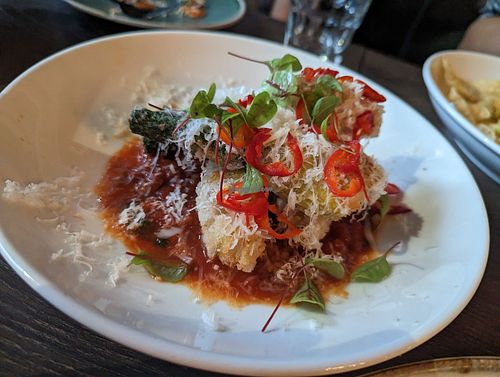 Zucchini flowers at Vandal in Newtown