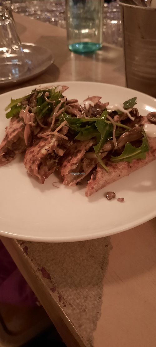Wild mushroom quesadilla at Vandal in Newtown