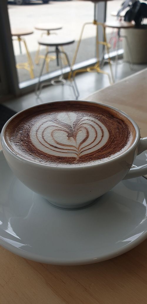 Great coffee (almond milk) at Staple in Altona