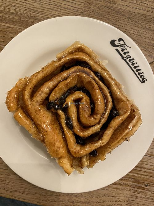 chelsea bun (they’re VEGAN!)  at Fitzbillies - Trumpington in Cambridge