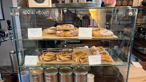 Pastries  at The Muddy Puddle in North London