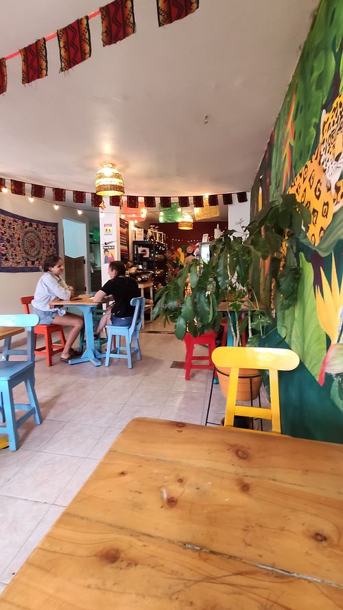 Al fondo de la foto, la tienda. at Madreselva in Bogota