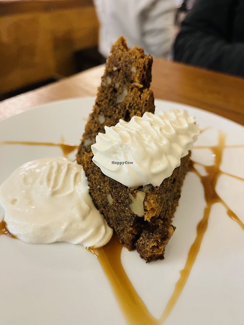 Cake with nuts and cream… so good  at Dis Leur in Bordeaux