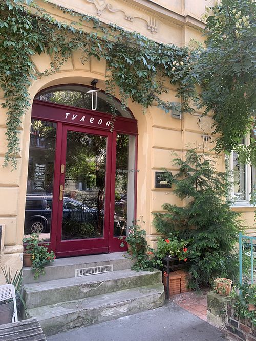   at Café Tvaroh in Prague