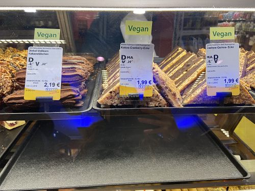 Vegan baked goods  at Basic in Berlin