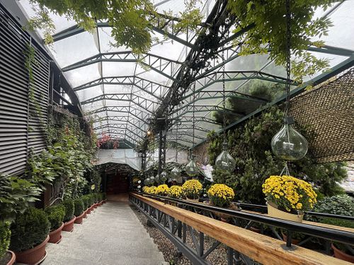 Outdoor area  at Franš in Belgrade