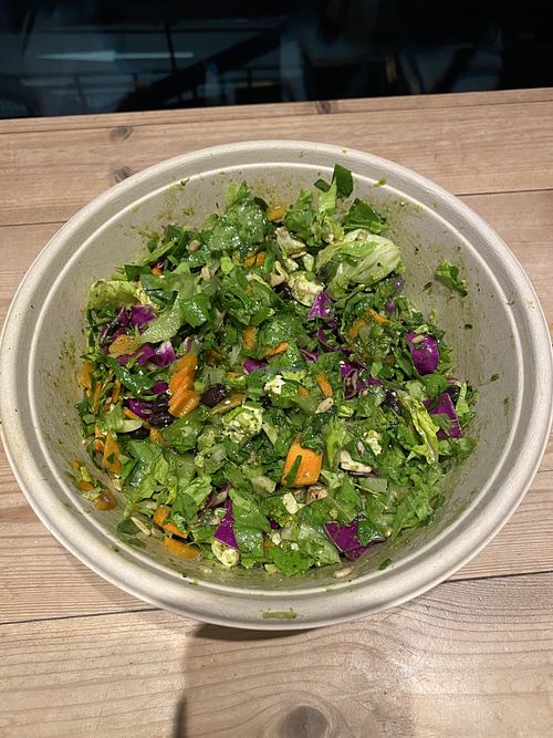 Build your own salad  at Crisp Salad Works in Tokyo