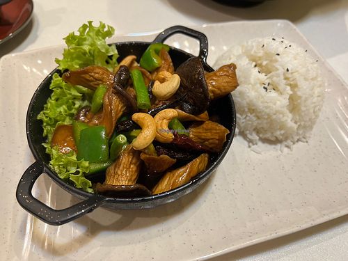 Kong poh chicken rice   at Red Apple Veggie Cafe 红苹果素食 - Fortune Centre in Central Singapore